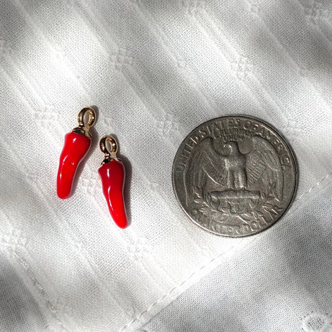 Enamel Pepper Pendant Charm