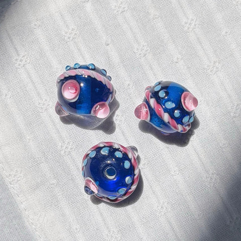 Aisey Blue Planet Signature Glass Beads