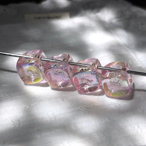 Bubbly Ice Cube Beads
