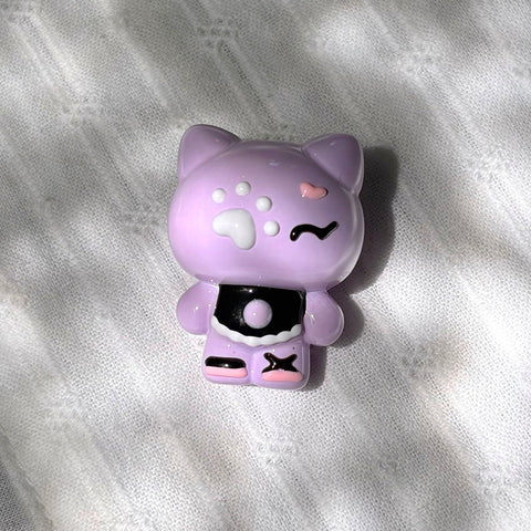 Purple Skin Hello Kitty Beads