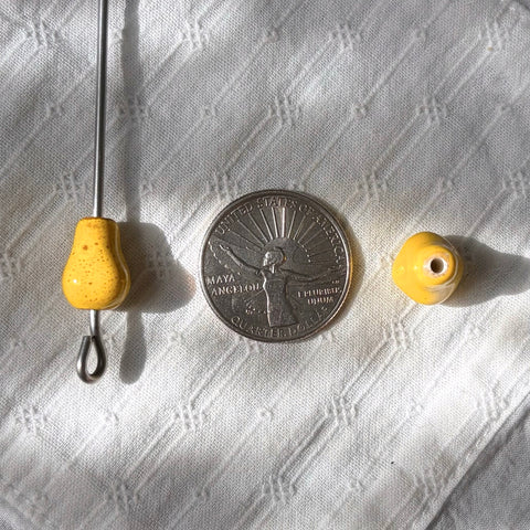 Ceramic Pear Beads