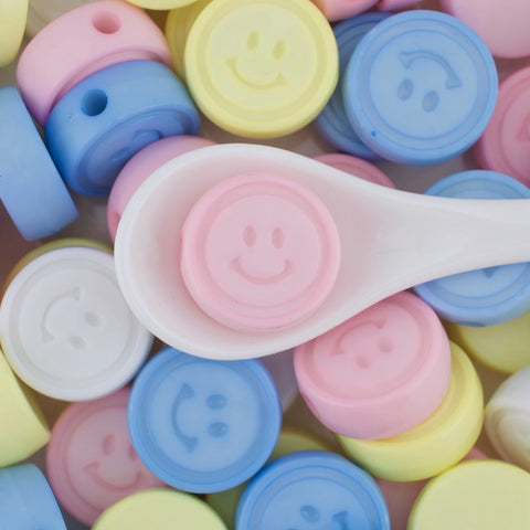 Smiley Face Coin Beads Set