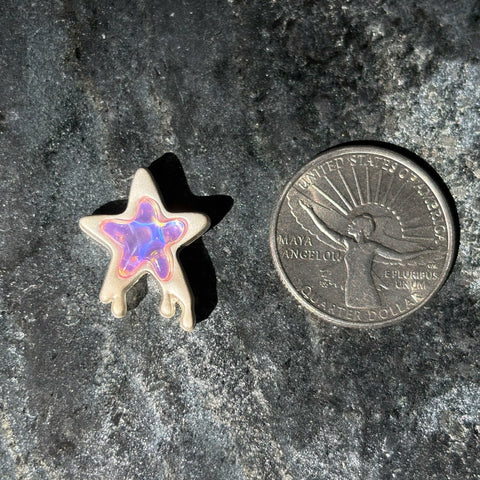 Melting Star Metal Beads