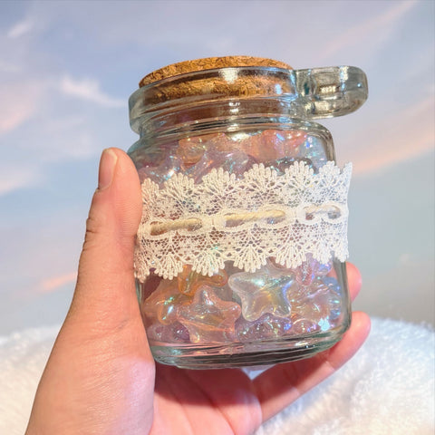 Glittery Star Beads