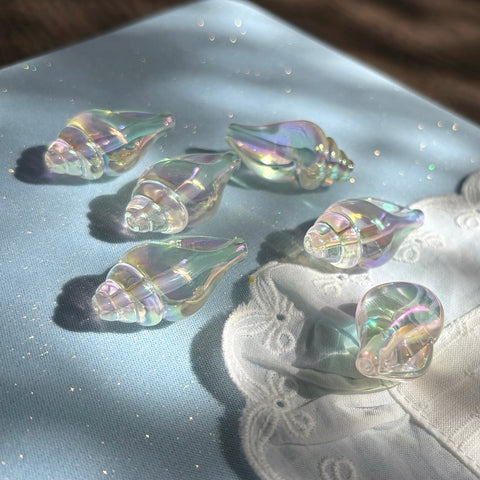 Holographic Shell Beads