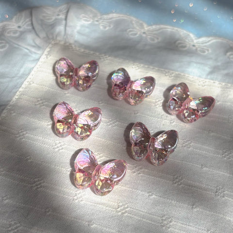 Aurora Pink Butterfly Beads