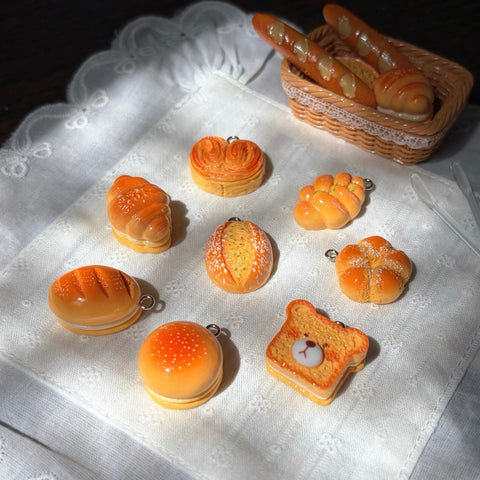 Boulangerie Bread Pendant Charm Set
