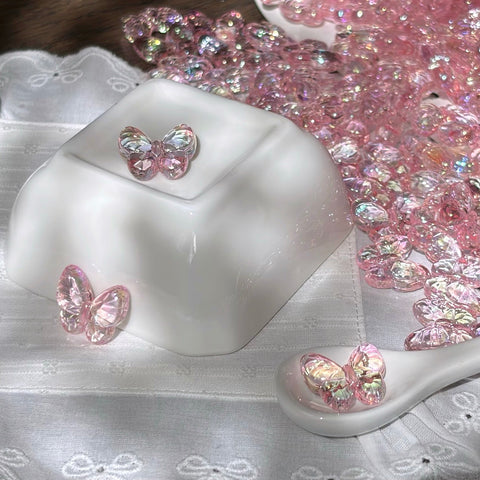 Aurora Pink Butterfly Beads