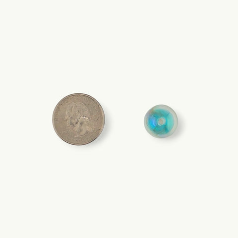 Jelly-Core Round Beads in Blue