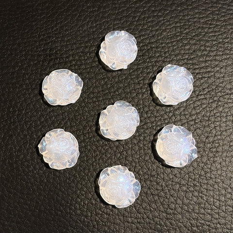 Glow-in-dark Glitter Rose Beads