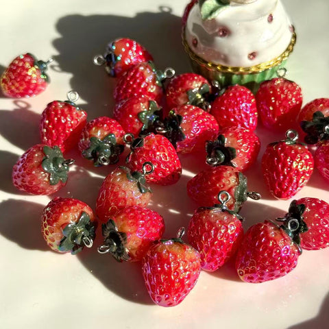 Strawberry Pendant Charm