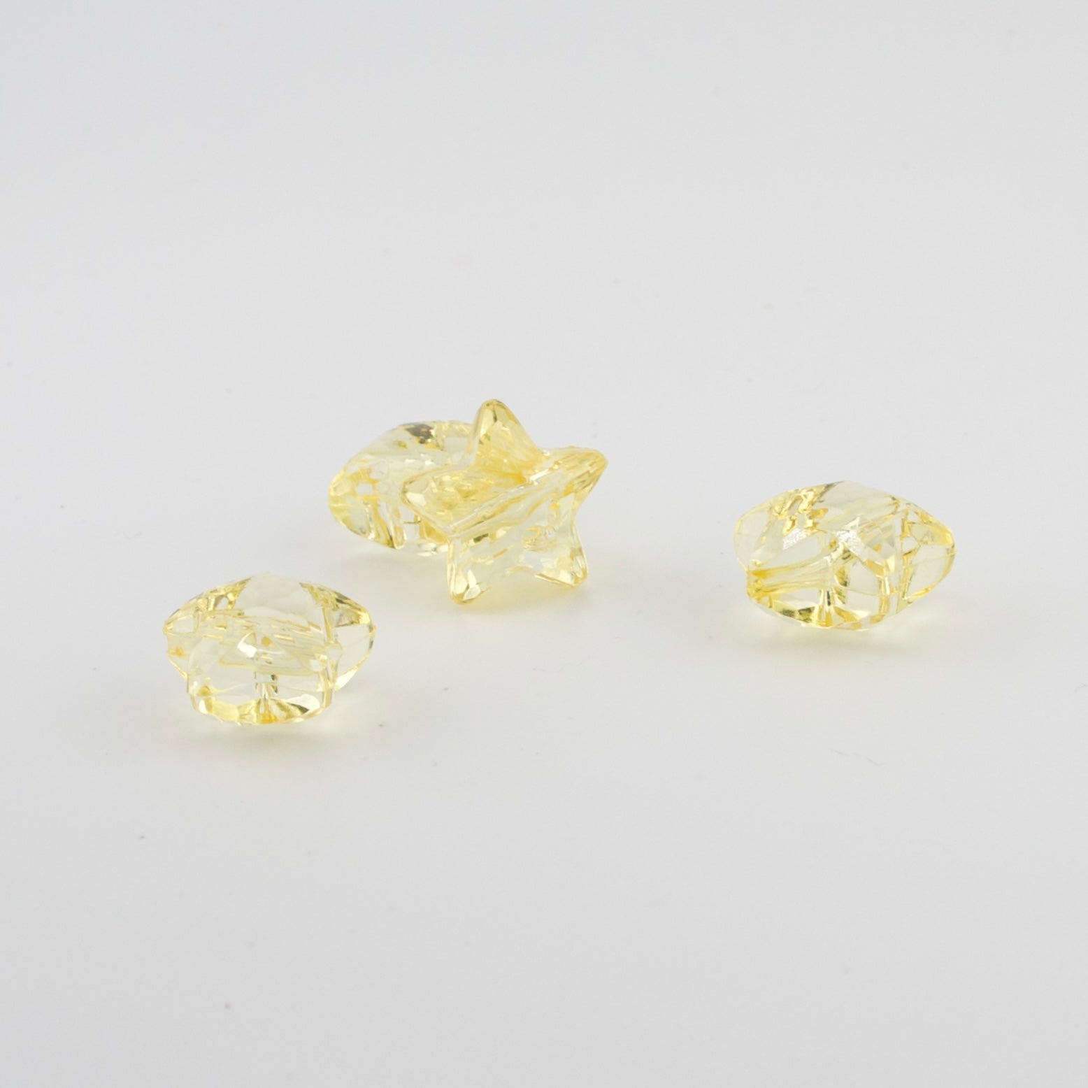 Crystal Chunky Star Beads in Golden