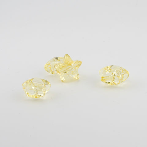Crystal Chunky Star Beads in Golden