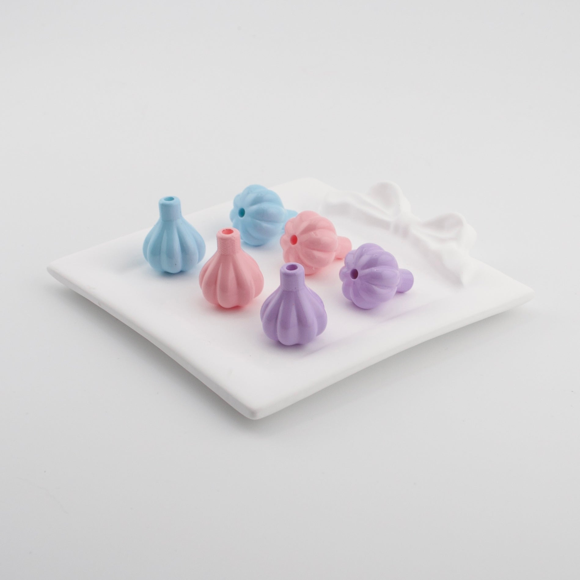 Macaron Vase Through Hole Beads