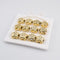 Metallic Smiling Face Star Beads