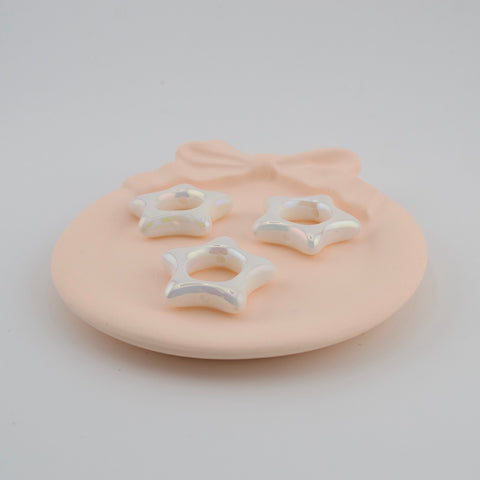 Hollow Chunky Star Beads