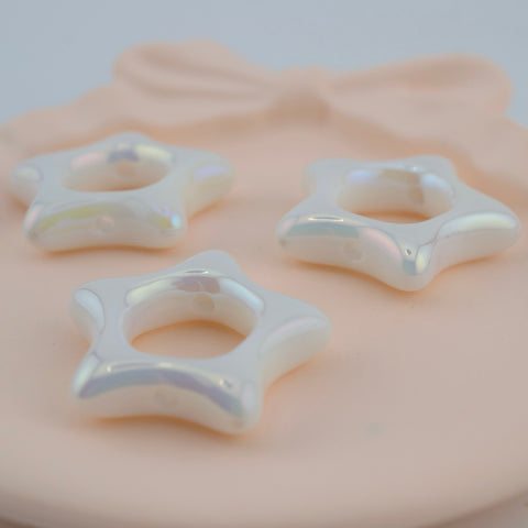 Hollow Chunky Star Beads