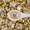 Metallic Smiling Face Star Beads
