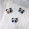 Coated Panda Beads