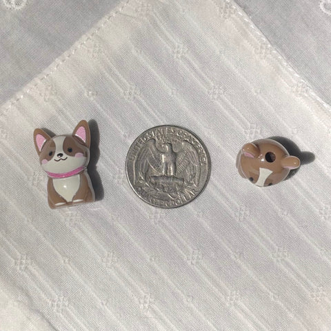 Corgi Puppy Beads