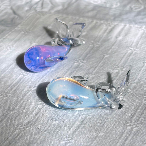 Lampwork Glass Dolphin Pendant Charm