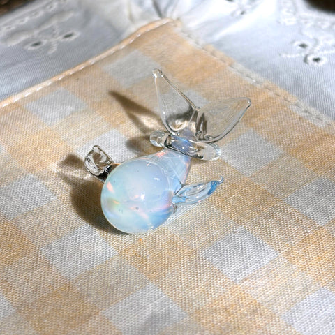 Lampwork Glass Dolphin Pendant Charm