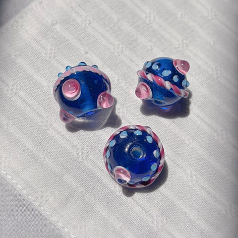 Aisey Blue Planet Signature Glass Beads