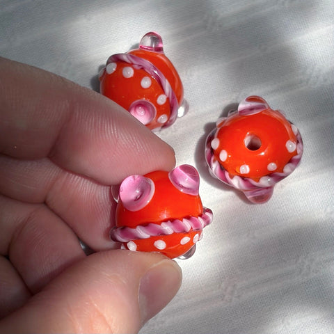 Aisey Mars Planet Signature Glass Beads
