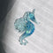 Opal Glass Seahorse Necklace Pendant