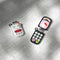 Flipping Cell Phone Charm Pendant