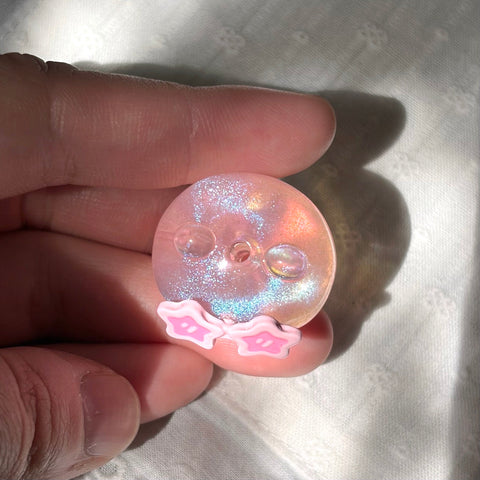 Glittery Hello Kitty Beads
