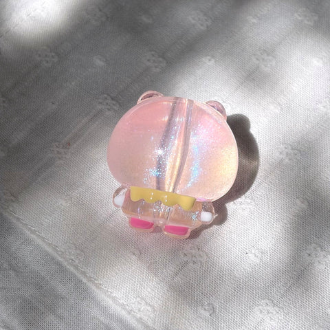 Glittery Hello Kitty Beads