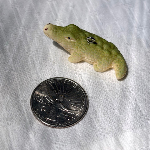 Realistic Crocodile Pendant Charm
