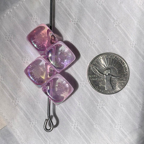 Bubbly Ice Cube Beads