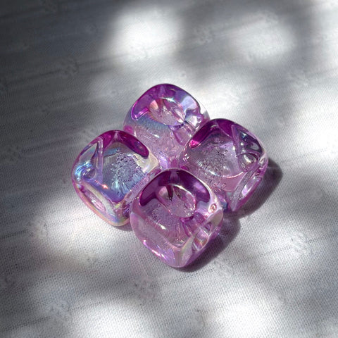 Bubbly Ice Cube Beads