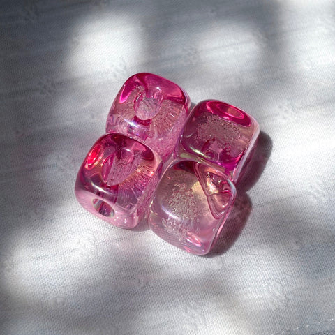 Bubbly Ice Cube Beads