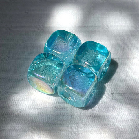 Bubbly Ice Cube Beads
