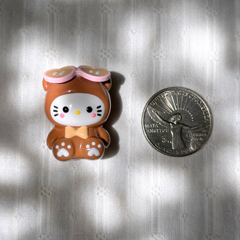 Brown Bear Costume Hello Kitty Beads