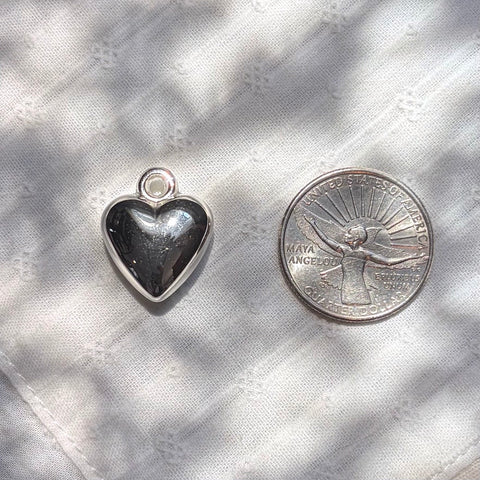 Silver Heart Pendant Charm