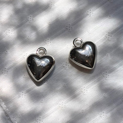 Silver Heart Pendant Charm