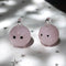 Handmade Glass Piggy Pendant