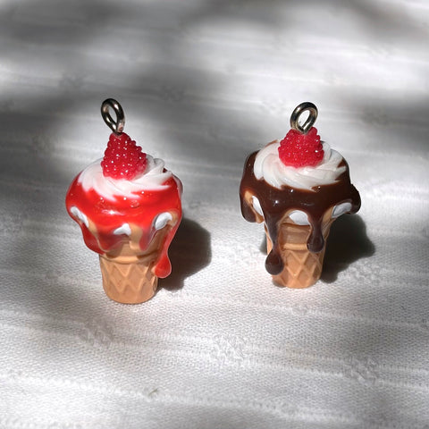 Melting Ice Cream Charm Set