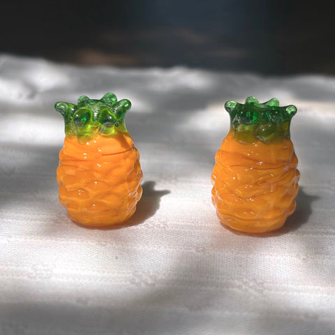 Handmade Pineapple Glass Beads