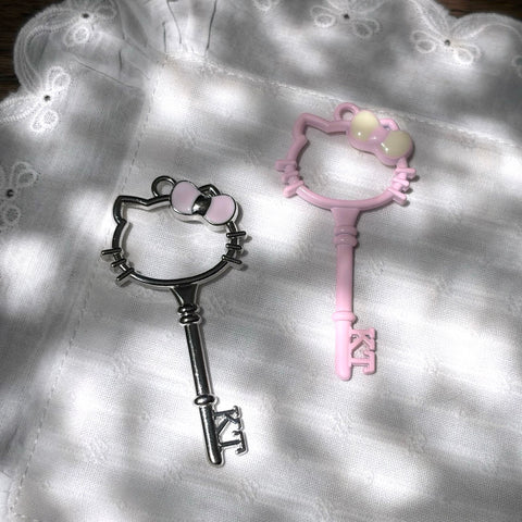 Hello Kitty Key Charm Pendant
