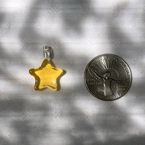 Handmade Glass Star Pendant