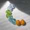 Rondelle Polka Dot Glass Beads
