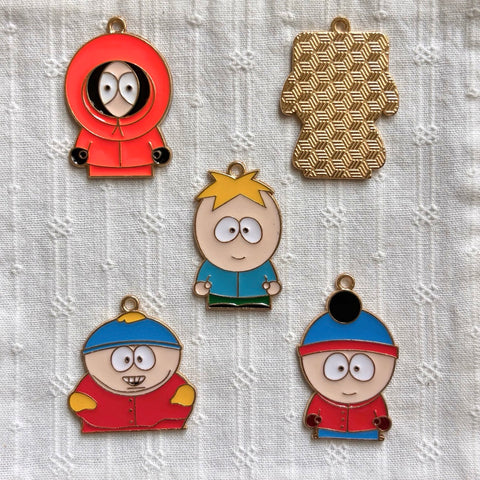 South Park Character Metal Charm Set