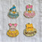 Disney Friends Metal Charm Set