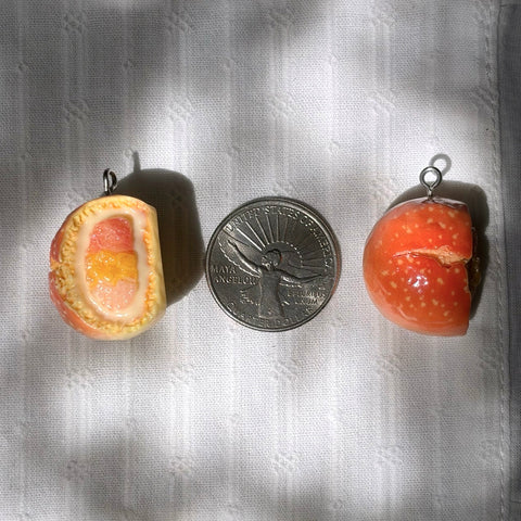 Cream & Fruit Filled Bun Charm Set