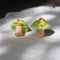 Glass Mushroom Beads